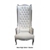 location fauteuil trne argent et blanc